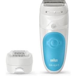 Braun Epilierer Weiß-Blau