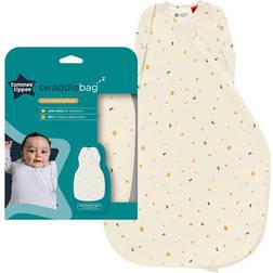 Tommee Tippee The Original Grobag Bolsa para Bebés, Diseño Saludable para la Cadera, Tejido Suave Rico en Algodón, 3-6m, 2.5 TOG, Sky Grey Marl