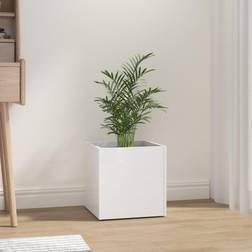 vidaXL plantekasse 40x40x40 konstrueret træ højglans Plantekasse