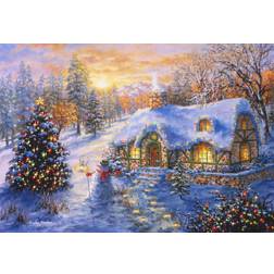 Bluebird Christmas Cottage 1000 Pieces