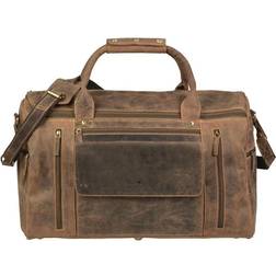 Greenburry Vintage læder weekendtaske stor