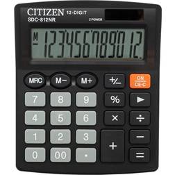 Citizen SDC-812NR miniräknare Skrivbord Grundläggande Svart