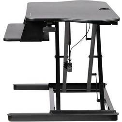 StarTech Corner Sit Stand Desk Converter with Keyboard Tray