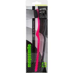Megasmile Ö36 Black Whitening Zahnbürste Soft Doppelpack