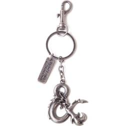 Difuzed Dungeons & Dragons Logo Symbol Metal Keychain