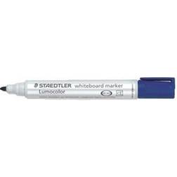 Staedtler Whiteboard marker blå rund, 351-3 10 stk