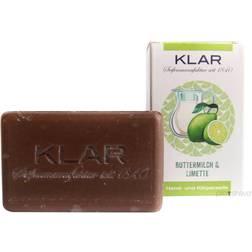 Klar Hand- & kroppstvål - Kärnmjölk & Lime 100g