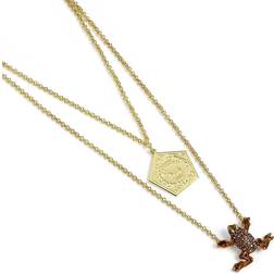 Harry Potter Chocolate Frog Necklace - Gold