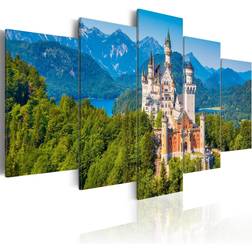 Canvas Tavla - Neuschwanstein Castle Billede