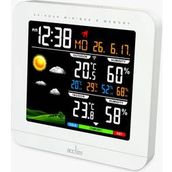 Acctim Wyndham White Clock