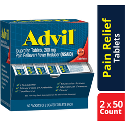 Advil Ibuprofen Packets, 2 Packet, Box Of 50 Tablet