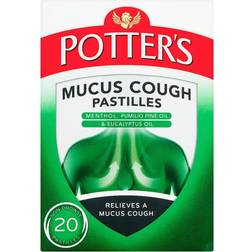 Pack of 20 Potter's Mucus Cough Pastilles