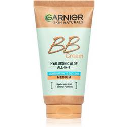 Garnier BB CC Creme, Skin Naturals BB Cream Hyaluronic Aloe All-In-1 (Medium)