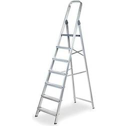 Edm 7-step folding ladder Aluminium (50 x 11 x 218 cm)