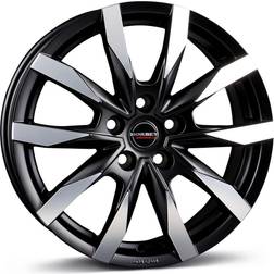 Borbet CW5 Dull Black Polished 6x16 5/130 ET68 B78.1