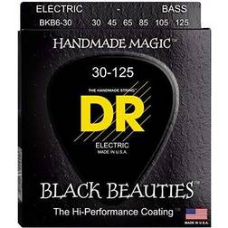 DR Strings BKB6-30 Black Beauties 6-strenget bas-strenge, 030-125