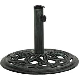 vidaXL Umbrella Base Green 44x44x31 Cast Iron