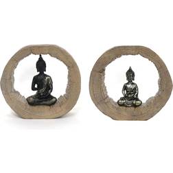 Dkd Home Decor Dekorativ figur Natur Buddha Harpiks Dekorationsfigur