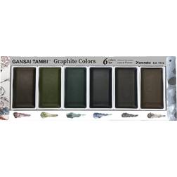 Zig Gansai Tambi Akvarell 6-set Graphite
