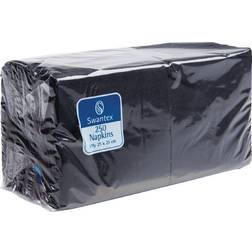 Serviettes cocktail noires 250 mm Katrin Carton de 2000