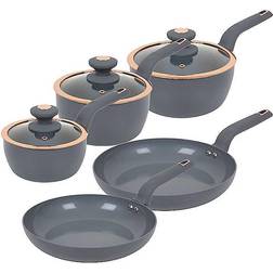 Tower Cavaletto Grey Cookware Set with lid 5 Parts