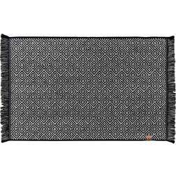 Mette Ditmer Morocco Bath Mat Svart, Vit 50x80cm