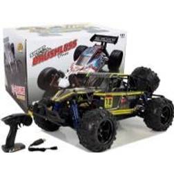 LEANToys Auto Terrain Remote Buggy 1:18 Yellow ENOZE 9303E 45 km/h