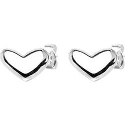 Drakenberg Sjölin Loving Heart Medium Studs - Silver