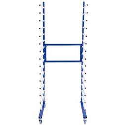 T-Mech Spray Drying Rack Trolley Blue