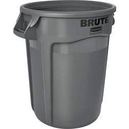 Rubbermaid Commercial 263200 Brute Heavy-Duty Round Container 32-Gallon, Gray