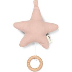 Ferm Living Star Music Mobile Organic cotton Brahm's lullaby Pink