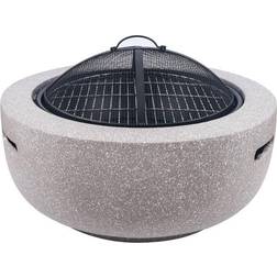 Groundlevel Groundlevel 3 In 1 Monaco Fire Pit Cream