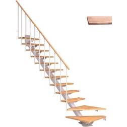 Dolle Sydney Kvartsvingstrappe Hvid 9016-CLASSIC II 240-292 cm