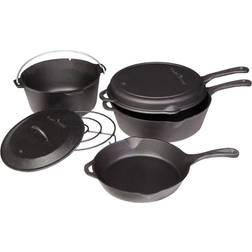 Camp Chef Cast Iron Set mit Klappe 6 teile