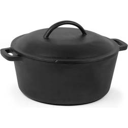 Commercial Chef Pre-Seasoned con coperchio 4.73 L 26.4 cm