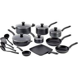 T-fal Initiatives Cookware Set with lid 18 Parts