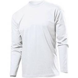 Stedman Stedman Mens Classic Long Sleeved Tee (White)