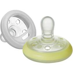 Tommee Tippee C2N Closer to Nature Night 6-18m dummy Natural 2 pc