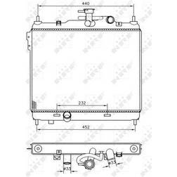 NRF Køler, motorkøling 53360