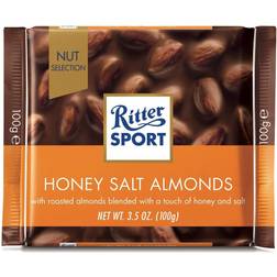 Ritter Sport Nut Perfection Honey Salted Almonds Milk Chocolate 100g