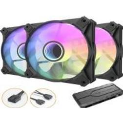 Set of RGB fans for Darkflash INF8 120mm