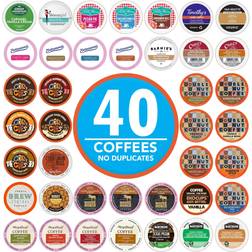 Perfect Samplers Flavored Coffee Pods Variety Pack 40-Count