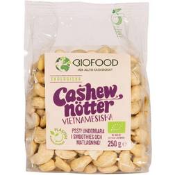 Biofood Cashewnötter vietnamesiska 250g