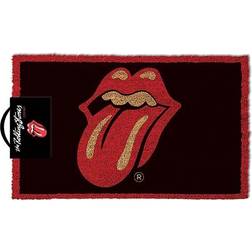 Pyramid The Rolling Stones Lips Doormat Rot, Schwarz