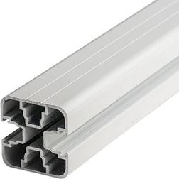 Plastmo midterstolpe t/topmontering hvid alu 2771309