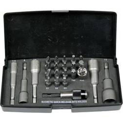 Tecos Bitssæt 1/4" PH-PZ-TORX Bitsskruetrækker