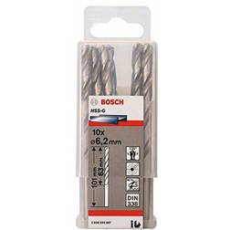 Bosch HSS-G Twist Drill Bit, 6.2mm x 101 mm