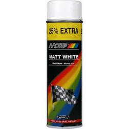 Motip autoacryl hvid mat 500ml