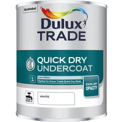 Dulux Trade Quick Dry Undercoat Pure Metal Paint White 1L