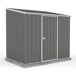 Absco Space Saver 7'5 Titanium Pent Metal Shed (Building Area )